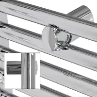 LuxeBath Badrumsradiator Radiator Sahara sidoanslutning handdukstork Krom 60x120cm