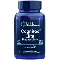 Life Extension , Cognitex Elite Pregnenolone, 60 Vegetariska Tabletter