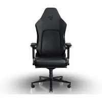 Razer Iskur V2 - Spelstol - ergonomisk - armstöd - T-formad - lutning - svängtapp - konstläder - svart