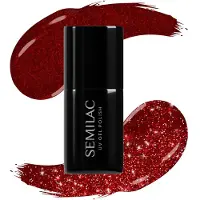 Semilac UV Hybrid Dag och Natt Gel Nagellack med UV/LED-lampa Färg 396 Flash Och Blush 7 ml