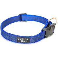 Julius-K9 K9 C&G halsband blå/grå 20 mm/27-42 cm