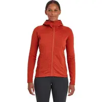Montane F Protium Hoodie, fleecetröja, dam, röd