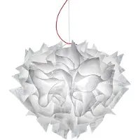 Slamp Taklampa , Vit, Vardagsrum, Plast