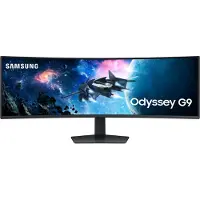 Samsung Odyssey G9 S49CG950EU - G95C Series - LED-skärm - spel - böjd - 49 - 5120 x 1440 Dual Quad HD @ 240 Hz - VA - 450 cd/m² - 2500:1 - DisplayHDR 1000 - 1 ms - 2xHDMI, DisplayPort - svart