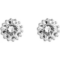Lempikoru Bud solitär örhängen silver platinerat 8 mm 33 073 01 000