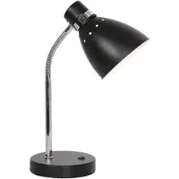 Steinhauer Skrivbordslampa Spring, Svart, Arbetsrum / kontor, Metall, Bordslampa