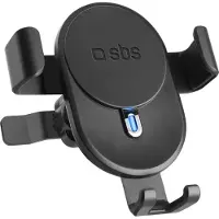 SBS mobile Ventilationsgaller Mobilhållare för bil med induktionsladdning 85 mm (max)