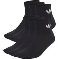 Adidas Originals 6-Pack Quarter Socks, svart