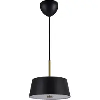 Nordlux Hänglampa Clasi 30, dimbar, Svart, Vardagsrum / matsal, Metall, Pendellampa