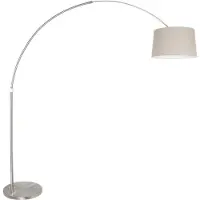 Steinhauer Båglampa Sparkled Light, dimbar, Förkromad / silver, Vardagsrum / matsal, Metall, Modern, Golvlampa