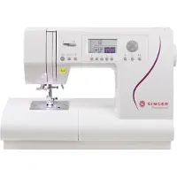 SINGER C430 symaskin, 810 sömmar, datoriserad, 13 knapphål, vit