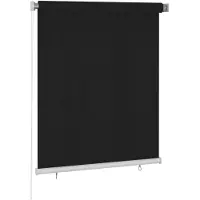 vidaXL Rullgardin utomhus 120x140 cm svart