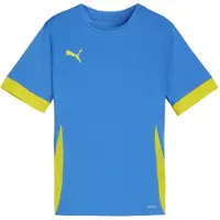 Puma Tränings T-Shirt teamGOAL - Electric Blue Lemonade/Gul Barn, storlek 116 cm