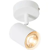 QAZQA Smart spotlight vit inkl. WiFi GU10 ljuskälla justerbar - Jeana