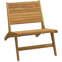 vidaXL trädgårdsstol i massiv teak 319153