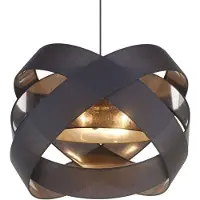 LINDBY Taklampa , Simaria, dimbara, Svart, Vardagsrum, Tyg / textil, Modern