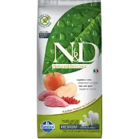 Farmina N&amp;D Prime Dog Adult Medium &amp; Maxi Vildsvin &amp; äpple 12 kg