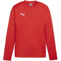 Puma Sport sweatshirt 'teamGOAL' röd / vit