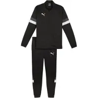 Puma Träningsoverall 'TeamRise' mörkgrå / svart / vit