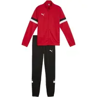 Puma Träningsdräkt 'TeamRise' grå / röd / svart / off-white