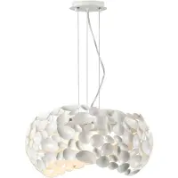 Schuller Valencia Design pendellampa Narisa, Vitt / opal, Vardagsrum / matsal, Metall, Design, Pendellampa