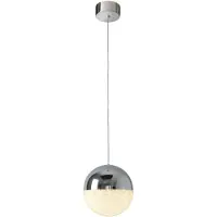Schuller Valencia Pendellampa Sphere, Förkromad / silver, Vardagsrum / matsal, Metall, Modern