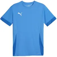 Puma Tränings T-Shirt teamGOAL - Electric Blue Lemonade/White, storlek XX-Large