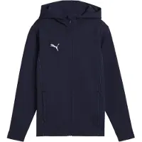 Puma Luvtröja teamFINAL Casuals Full Zip - Navy/Silver Barn, storlek 164 cm