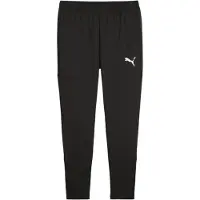 Puma Träningsbyxor teamGOAL Slim - Svart/Vit, storlek Medium