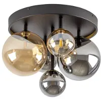 Schuller Valencia LED taklampa Dark, Multifärgad, Vardagsrum / matsal, Glas, LED-taklampa