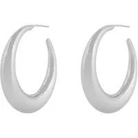 Sno of sweden Bella silverfärgade hoops 1309-6200 256-ONE