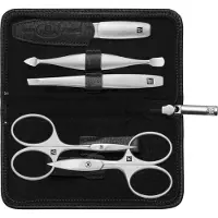 Zwilling Premium läderetui Black 5-delars Manikyrset 5 st