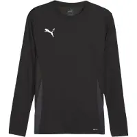 Puma Funktionstopp 'teamGOAL' mörkgrå / svart / vit