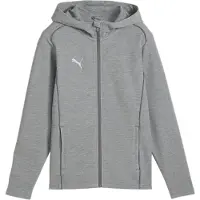 Puma Sportsweatjacka grå / vit