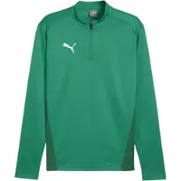 Puma Träningströja teamGOAL 1/4 Blixtlås - Grön/White, storlek Small