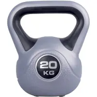 inSPORTline Kettlebell Vinyl med Gummiplattor (16 kg)