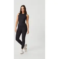 Björn Borg Studio Highwaist Rib Tights Svart, XS
