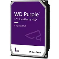 Western Digital WD Purple WD11PURZ - Hårddisk - 1 TB - inbyggd - 3.5 - SATA 6Gb/s - buffert: 64 MB