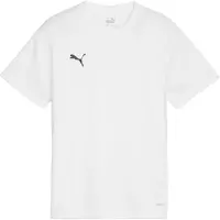 Puma Tränings T-Shirt teamGOAL - Vit/Svart/Fjädergrå Barn, storlek YL/152 cm