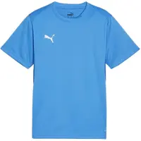 Puma Tränings T-Shirt teamGOAL - Electric Blue Lemonade/White Barn, storlek YXS/116 cm