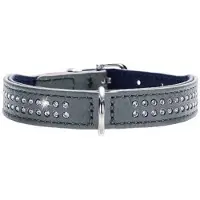 Annan Tillverkare HUNTER Diamond Petit Hundhalsband Grå (Storlek: 24CM)