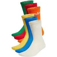 Adidas Originals Sockor 'Trefoil Cushion' blå / gul / grön / orange / röd / vit