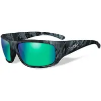 Wiley x WileyX OMEGA Polarized Emerald Mirror Kryptek Neptune Frame