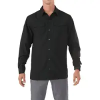 5.11 Tactical Freedom Flex Long Sleeve Shirt (Färg: Svart, Storlek: Medium)