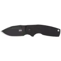 SOG Stout SJ Clip Point - Blackout
