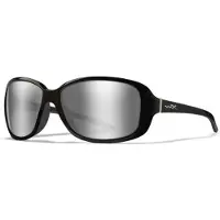 Wiley x WileyX AFFINITY Grey Silver Flash Gloss Black Frame