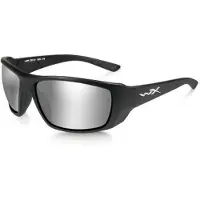 Wiley x WileyX Kobe Smoke Grey Sliver Flash Matte Black Frame