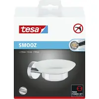 TESA SMOOZ 40324-00000-00 Tvålskål Krom (glänsande), Vit (satinerad)
