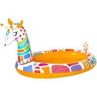 Bestway Sprinklerbassäng - 266x157cm - Groovy Giraffe Spruta - - One Size - Barnpool