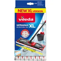 Vileda UltraMax XL, Moppdyna, Röd, Vit, Mikrofiber, 1 styck, 420 mm, 140 mm